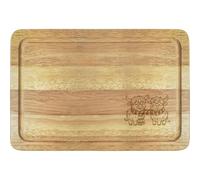 Azeeda 'Winter Highland Cows' Wooden Chopping/Cutting Board (WB00092037)