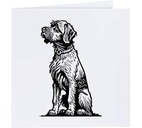 Azeeda 'Wirehaired Pointing Griffon Dog' Blank Greeting Card (GC00062579)