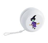 Azeeda 'Witch On A Broomstick' Retro Style Yo-Yo (YY00050493)