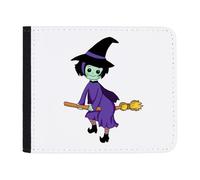 Azeeda 'Witch On A Broomstick' Wallet (WL00032683)