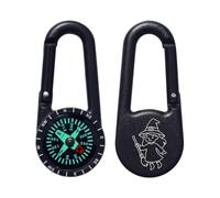 Azeeda 'Witch Outline' Compass Keyring (KC00040751)