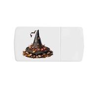 Azeeda 'Witch's Hat' Pill Box with Tablet Splitter (PI00044239)