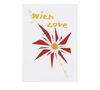 Azeeda 'With Love To You' Temporary Tattoo - Water Resistant, Skin-Safe, Non-Toxic Transfer (TO00089845)