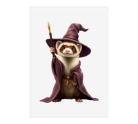 Azeeda 'Wizard Ferret' Poster - A2 Portrait (PP00371832)