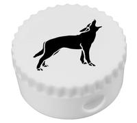 Azeeda 'Wolf Howling Silhouette' Compact Pencil Sharpener (PS00055413)