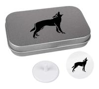 Azeeda 'Wolf Howling Silhouette' Golf Markers Gift Set (GO00094079)