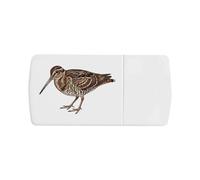 Azeeda 'Woodcock Bird' Pill Box with Tablet Splitter (PI00039960)