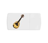 Azeeda 'Wooden Mandolin' Pill Box with Tablet Splitter (PI00039844)
