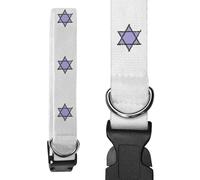 Azeeda 'Woodland Star' Dog Collar - White, S (PR00084163)