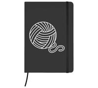Azeeda 'Wool Outline' Ruled Notebook - Black, A5 (NB00100222)