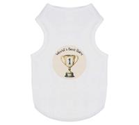 Azeeda 'World's Best Baby Trophy' Pet Dog/Cat T-Shirt, S (PT00151809)