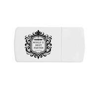 Azeeda 'Worlds Best Farter' Pill Box with Tablet Splitter (PI00043902)
