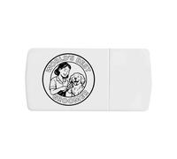 Azeeda 'World's Best Groomer' Pill Box with Tablet Splitter (PI00037142)