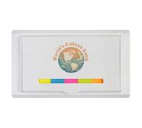 Azeeda 'Worlds Cutest Baby' Sticky Note Ruler Pad (ST00048682)