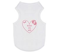 Azeeda 'Worth The Wait Girl' Pet Dog/Cat T-Shirt, S (PT00152289)