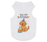 Azeeda 'Yappy Birthday Cockapoo' Pet Dog/Cat T-Shirt, L (PT00163155)