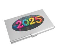 Azeeda 'Year Two Thousand and Twenty-Five' Business Card Holder/Credit Card Wallet (CH00044993)