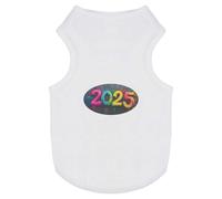 Azeeda 'Year Two Thousand and Twenty-Five' Pet Dog/Cat T-Shirt, S (PT00145129)