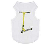 Azeeda 'Yellow Scooter' Pet Dog/Cat T-Shirt, S (PT00088657)