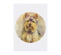 Azeeda 'Yorkshire Terrier Portrait' Temporary Tattoo - Water Resistant, Skin-Safe, Non-Toxic Transfer (TO00102473)