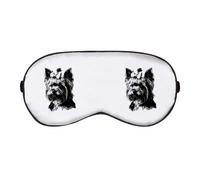 Azeeda 'Yorkshire Terrier with Bow' Sleep/Travel Eye Mask (EY00034418)
