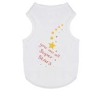 Azeeda 'You Are All Super Stars' Pet Dog/Cat T-Shirt, M (PT00156498)
