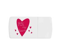Azeeda 'You are My Heart' Pill Box with Splitter (PI00046194)