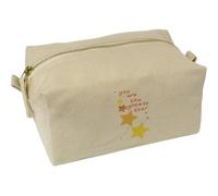 Azeeda 'You are The Brightest Star' Canvas Wash Bag/Makeup Case (CS00045488)