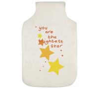 Azeeda 'You are The Brightest Star' Hot Water Bottle Cover (HW00042630)