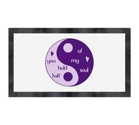 Azeeda 'You Hold Half Of My Soul' Pet Feeding Mat (PM00034246)