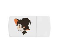 Azeeda 'Young Witch Side View' Pill Box with Tablet Splitter (PI00045260)
