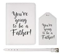 Azeeda 'You're Going to Be A Father' Passport Cover & Luggage Tag Travel Set (PA00032471)