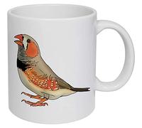 Azeeda 'Zebra Finch' Ceramic Mug - 320ml (11oz) (MG00062038)