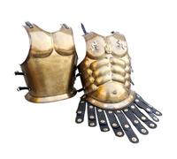 Azeem Mart Spartan Warrior Armor Set, Ancient Greek Sparta Helmet, Spartan Emblem, Legendary King Leonidas Spartan Shield Replica (Chestplate)