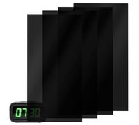 Azefnuhk 4 Pcs 8 x 4 Inch Dimming Stickers, Provides 50% Dimming of LED Lights, Suitable for Electronics, Alarm Clock, Monitor, Practical for Reducing Glare from Various Electronic Screens/Lights