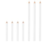 Azefnuhk 7 PCS Sewing Pencil, White Fabric Marking Pencils with Tip Caps, Washable Tailor’s Chalk Pencil Set for Dark Fabrics, Quilting, Dressmaking, Embroidery & DIY Craft (4 Short + 3 Long)