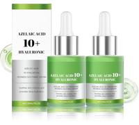 Azelaic Acid 10+ Hyaluron Redness Soothing Serum, Facial Serum for Sensitive Skin, Facial Serum with Hyaluronic Acid and Niacinamide, Spot Care, Even Skin Tone, Soothing Skin (60ml)