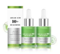 Azelaic Acid 10 Hyaluron Redness Soothing Serum, with Hyaluronic Acid, Niacinamide, Dark Spot Correcting Serum Korean, Facial Serum for Sensitive skin, 30ml (One Size, 2 Pack)