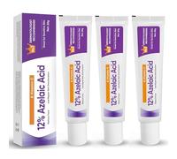 Azelaic acid serum cream, Azelaic 12% face serum, face serum hyaluronic acid for redness, dark spots, face anti-aging serum, suitable for all skin types (3 Pcs)