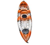AZENCIA. - Camouflage single-seater kayak - 268 cm - Lightweight, stable and manoeuvrable - Capacity 140 kg - Ergonomic seat - Kayak fishing and stroll in the sea, lake or river - Adult and Child