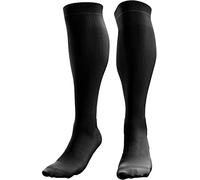 aZengear Compression Socks for Women and Men, Anti DVT Air Flight Travel Knee-High Stockings, Swollen Legs, Varicose Veins, Running, Shin Splints Calf Pressure Support, Sports (Black, L/XL)