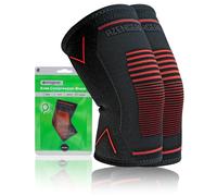 aZengear Knee Support Compression Brace (Pair) - L