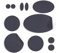 aZengear Repair Patches for Down Jackets, Puffer Coats, Waterproof, Self-Adhesive, Pre-Cut, Tear-Cold-Heat-Resistant Polyester Fabric, Fix Air Mattress, Inflatables, Tents (11 Pcs, Charcoal Grey)