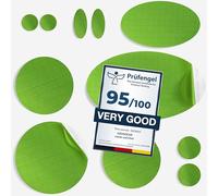 aZengear Repair Patches for Down Jackets, Puffer Coats, Waterproof, Self-Adhesive, Pre-Cut, Tear-Cold-Heat-Resistant Nylon Polyester Fabric, Fix Air Mattress, Inflatables, Tents (11 Pcs, Neon Green)