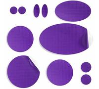 aZengear Repair Patches for Down Jackets, Puffer Coats, Waterproof, Self-Adhesive, Pre-Cut, Tear-Cold-Heat-Resistant Nylon Polyester Fabric, Fix Air Mattress, Inflatables, Tents (11 Pcs, Purple)