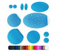 Azengear Repair Patches For Jackets, Tent, Shoe, Gear - Waterproof, Self-Adhesive, Tear-Cold-Heat-Resistant (11 Pieces, Turquoise)
