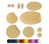 Azengear Repair Patches For Jackets, Tent, Shoe, Gear - Waterproof, Self-Adhesive, Tear-Cold-Heat-Resistant (11 Pieces, Beige)
