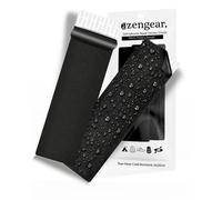 aZengear Jacket Repair Patches (2 Pack) - Self-Adhesive, Waterproof, Tear-Cold-Heat-Resistant Polyester to Fix Rips in Tents, Down Jackets, Puffers, Snowsuit, Shoe, Upholstery (Black)