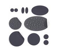 aZengear Repair Patches for Down Jackets, Puffer Coats, Waterproof, Self-Adhesive, Pre-Cut, Tear-Cold-Heat-Resistant Polyester Fabric, Fix Air Mattress, Inflatables, Tents (11 Pcs, Charcoal Grey)