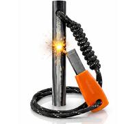 Azengear Survival Flint And Steel Fire Starter Kit, Ferro Rod For Camping, Bushcraft